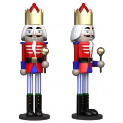 Decorative Figure Nutcracker with crown and scepter 200