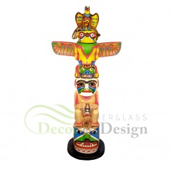 Decorative figure Statue Indian Tothem