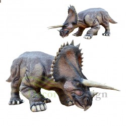 Decorative figure Statue Dinosaur Triceratops 2