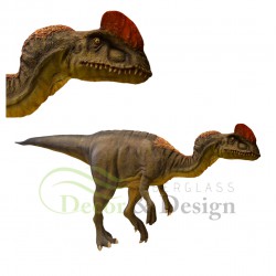Decorative figure Statue Dinosaur Dilophosaurus