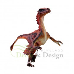 Decorative figure Statue Dinosaur Deinonychus