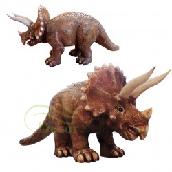Figura dekoracyjna Dinozaur Triceratops Mały