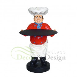 Decorative figure Statue Chef 16