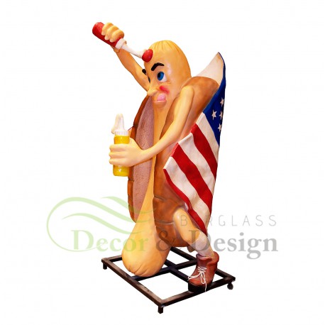 Decorative figure Statue Hot-Dog