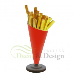 Dekorative Figur Pommes frites