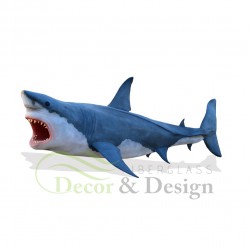Decorative figure Statue Great white shark