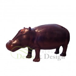 Decorative figure Statue Hippo
