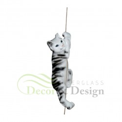 Figura dekoracyjna Kot na sznurku