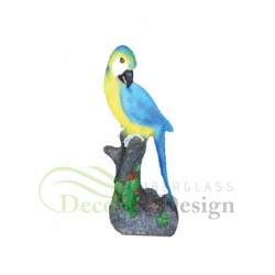 dekorative-figur-gross-tierfigur-deko-papagei-riesig-skulpturs-vergnugungspark-garten