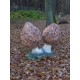 dekorative-figur-pilz-gelber-morchel-gross-riesig-skulpturs-vergnugungspark-gartendekoration
