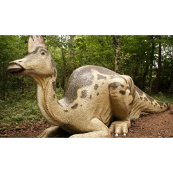 Decorative figure Statue Iguanodon lying